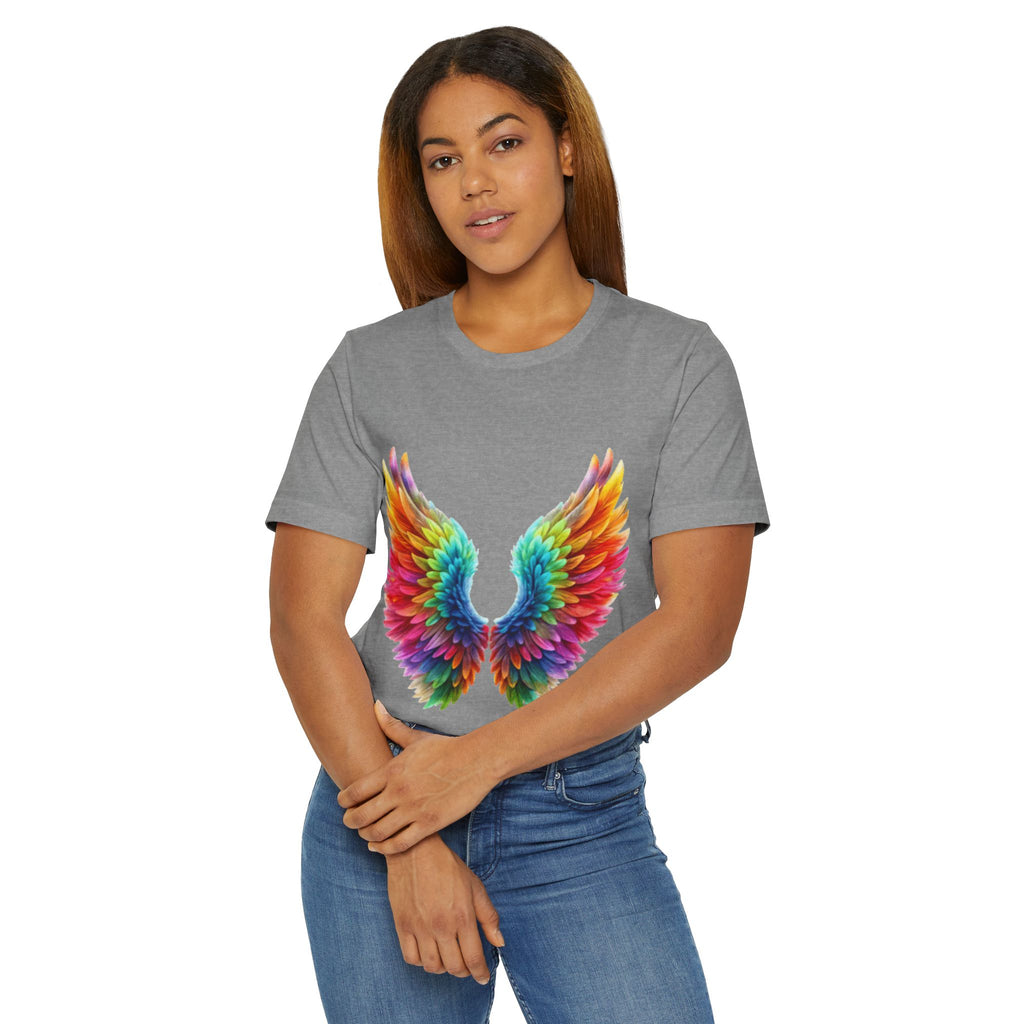Rainbow Angel Wings T-Shirt