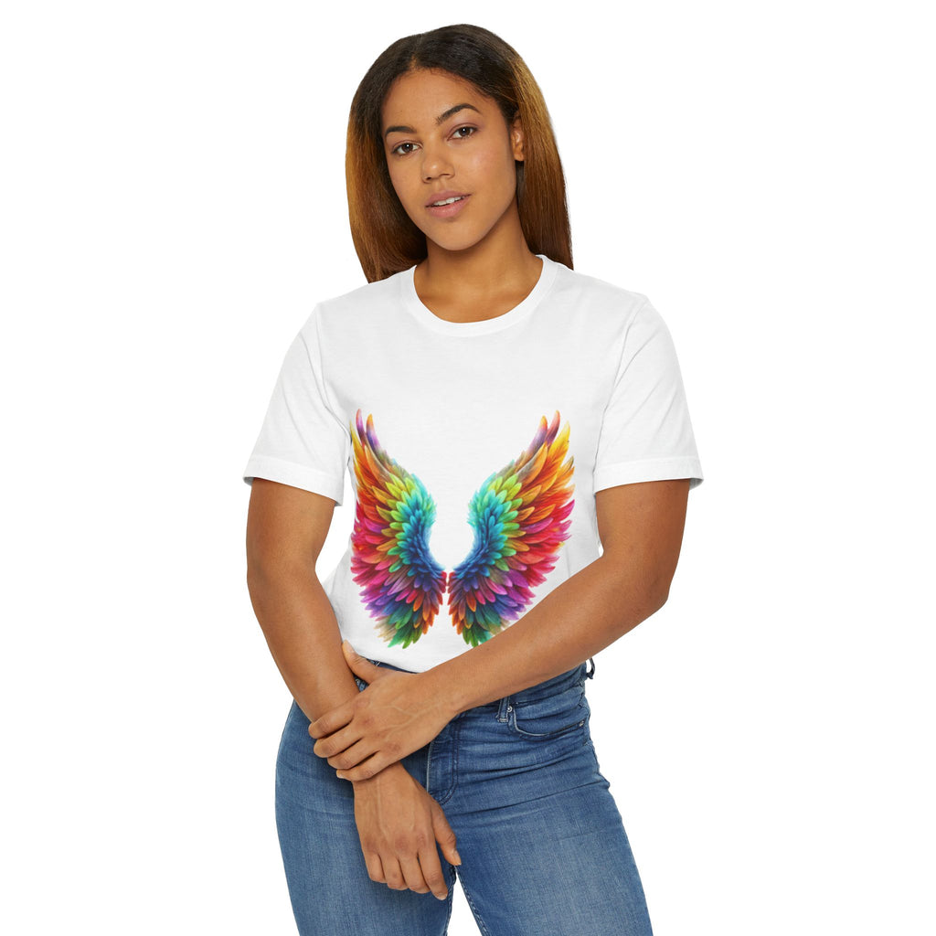 Rainbow Angel Wings T-Shirt