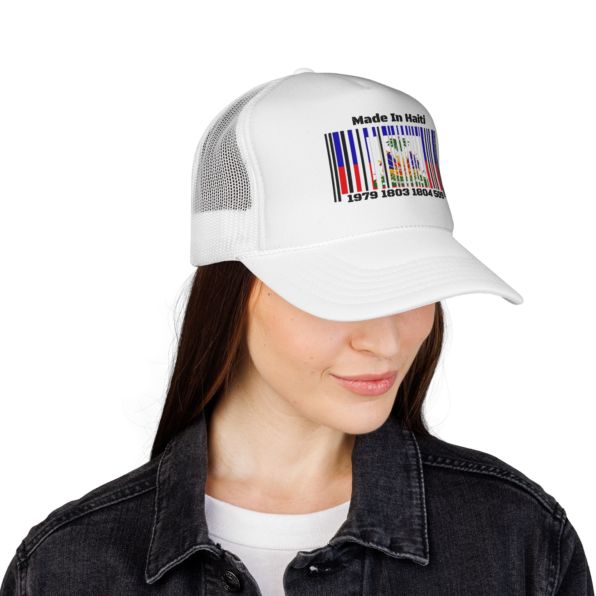 Made in Haiti Barcode Trucker Cap