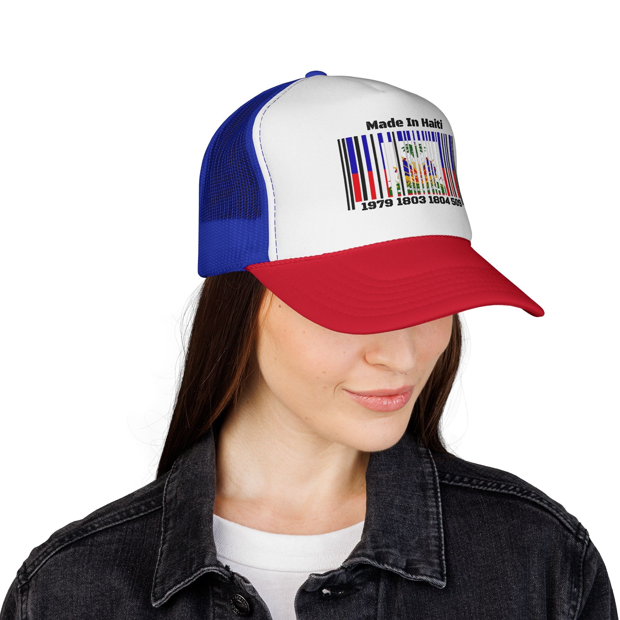 Made in Haiti Barcode Trucker Cap