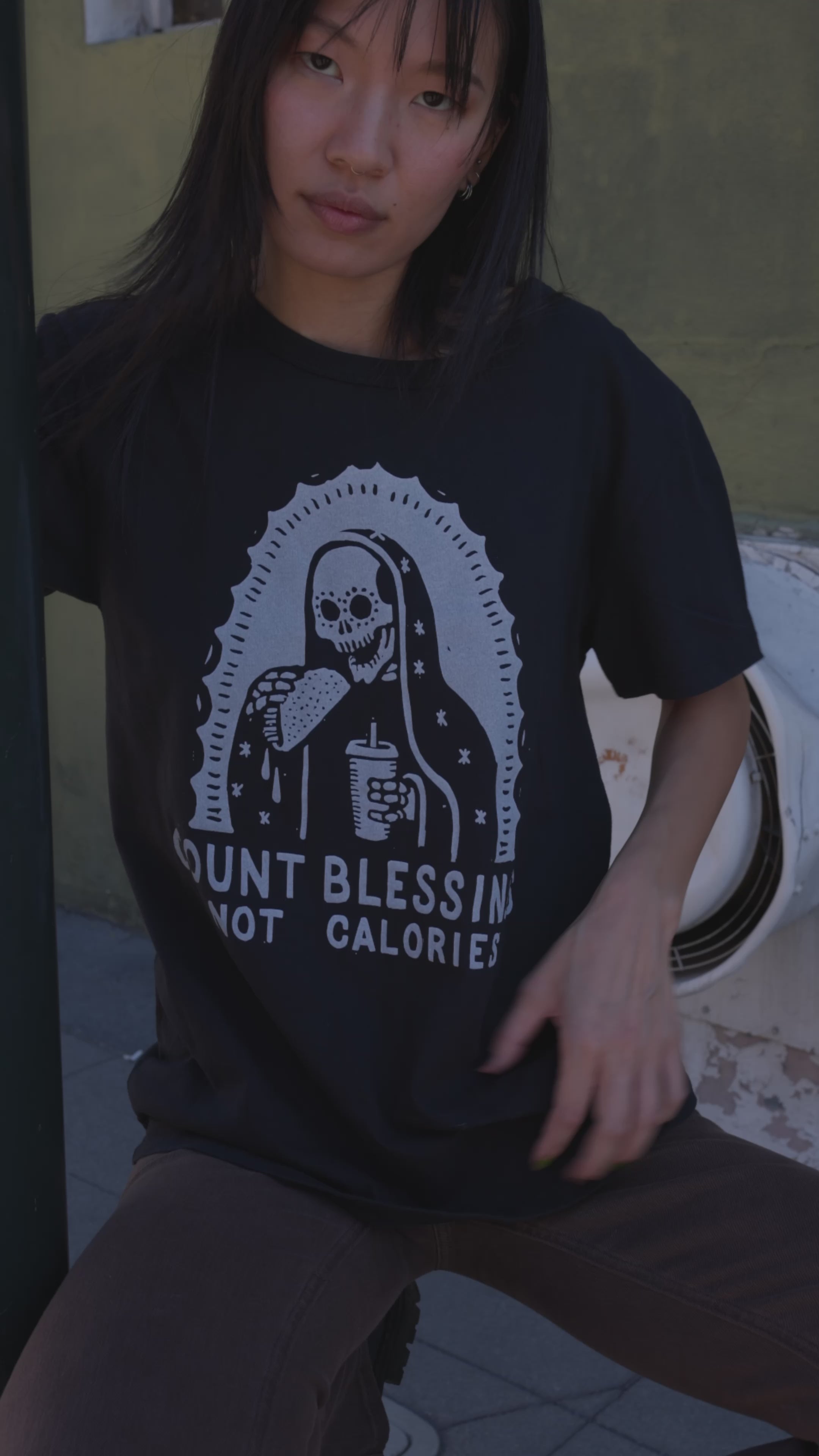 Count Blessings Not Calories Tee