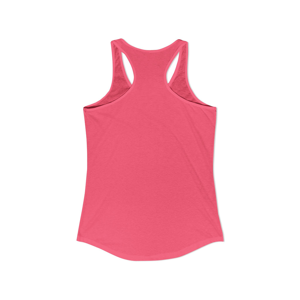 Women's Racerback Tank — Red Ribbon Christmas Design