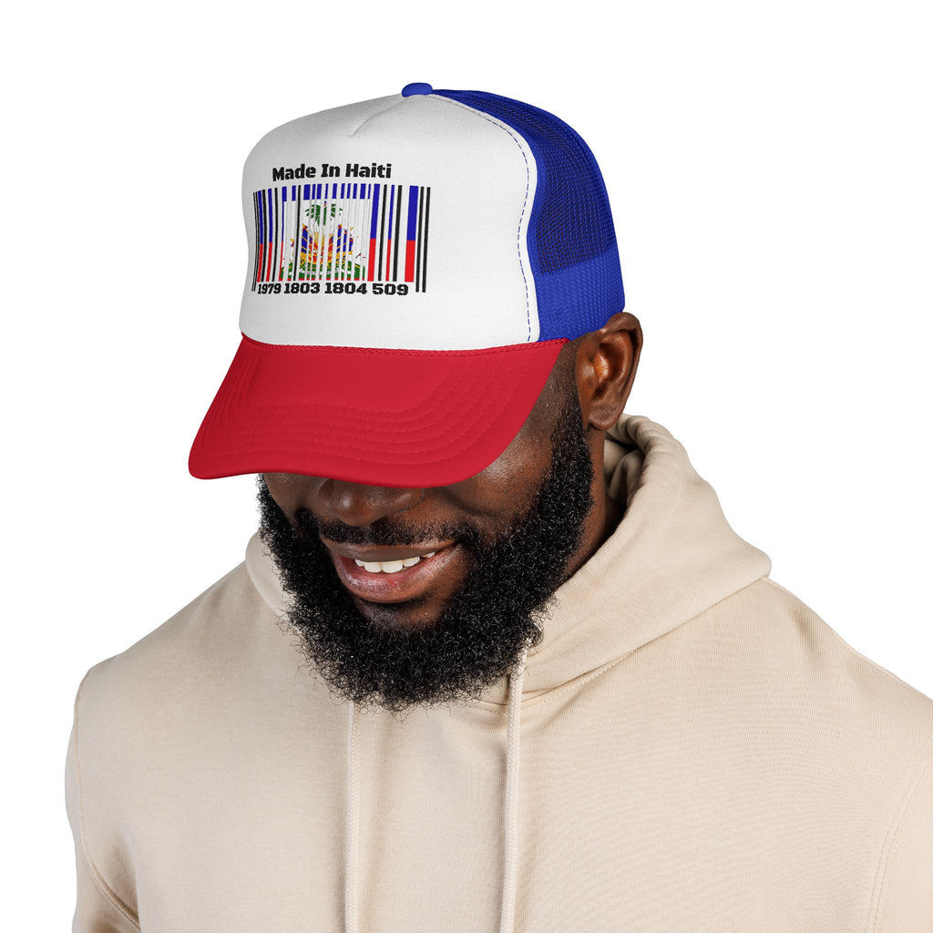 Made in Haiti Barcode Trucker Cap