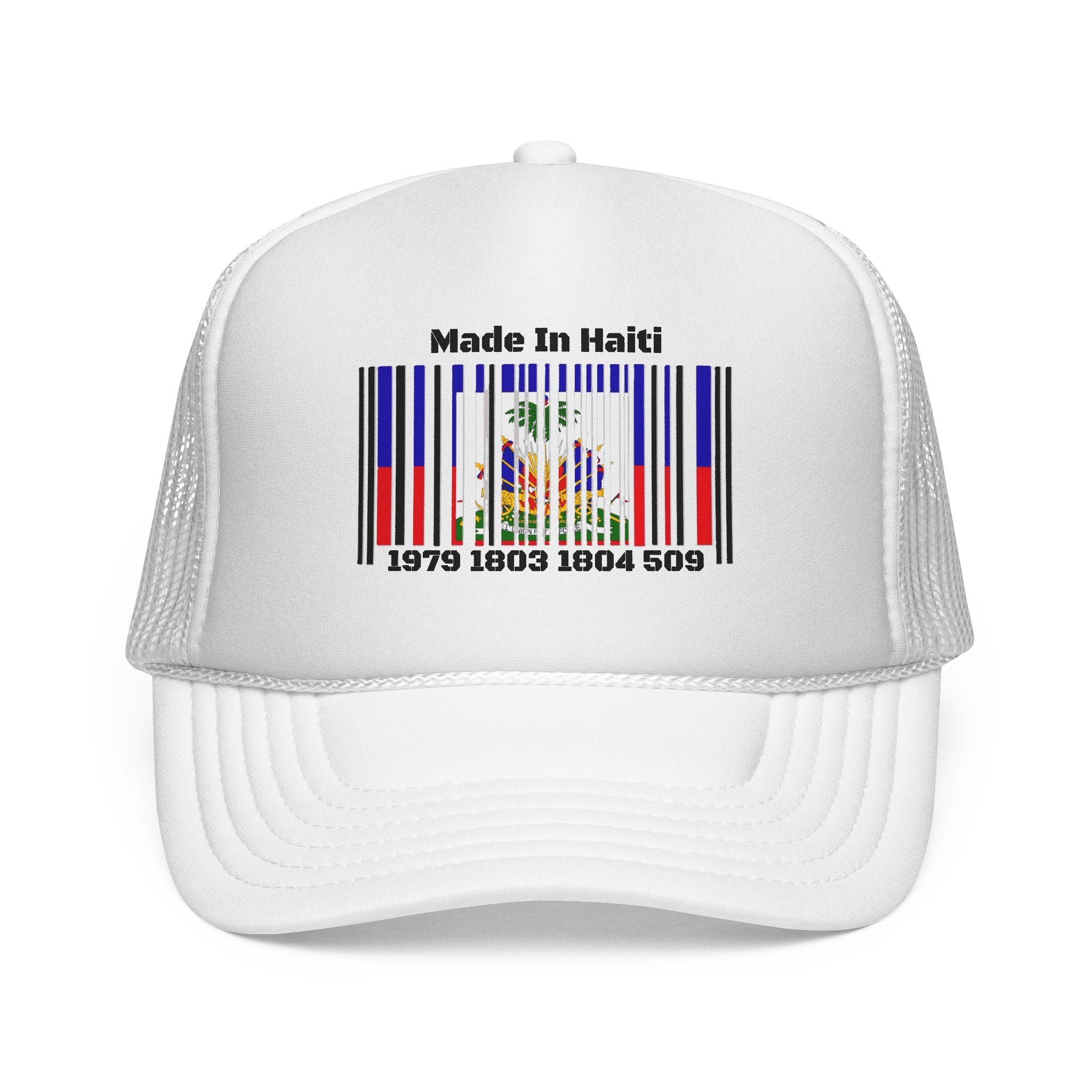 Made in Haiti Barcode Trucker Cap