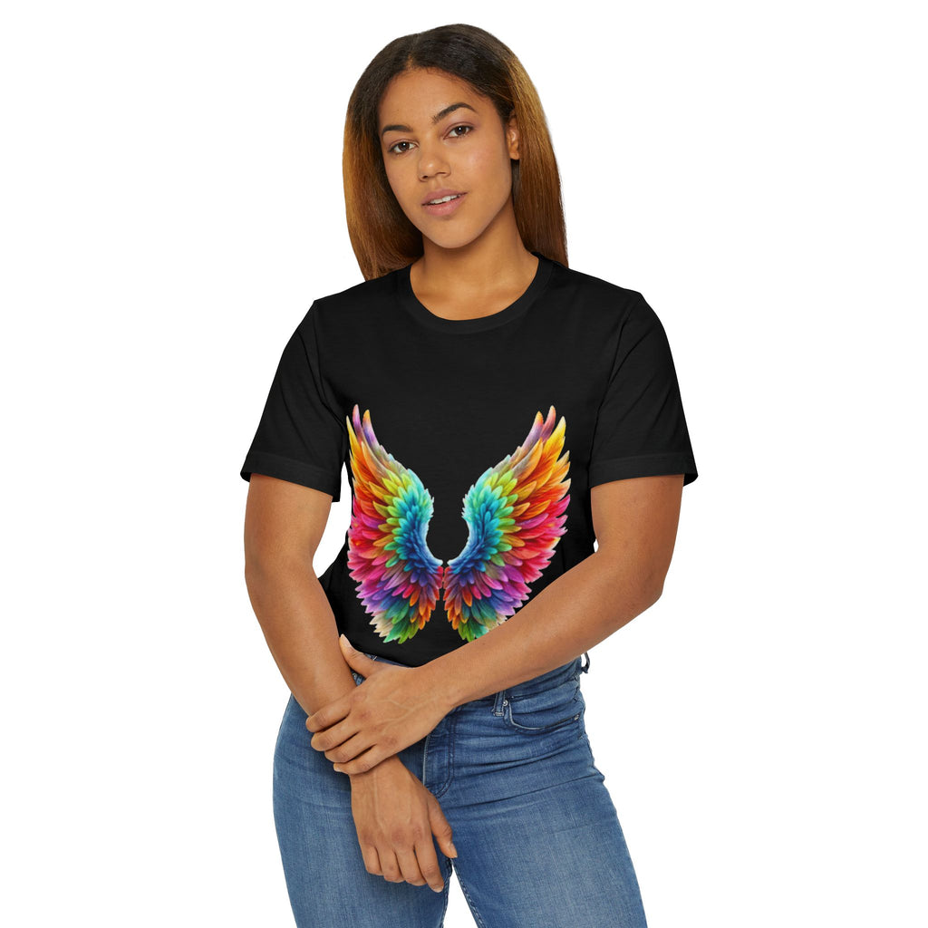 Rainbow Angel Wings T-Shirt