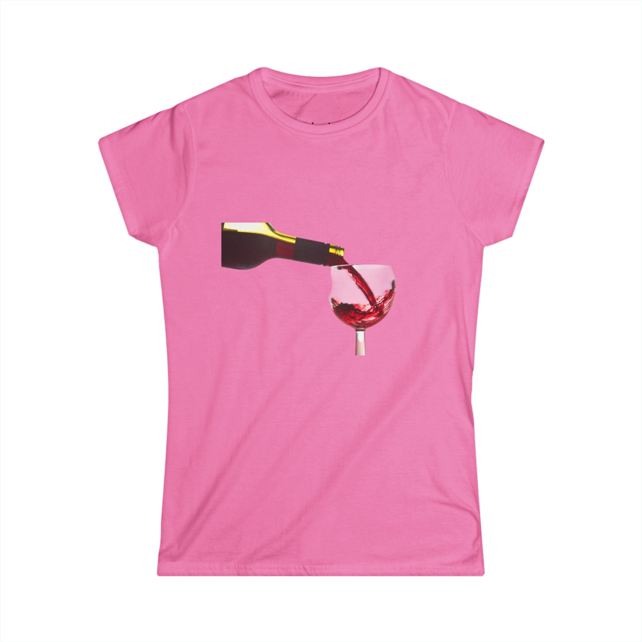 Wine Pour Graphic Tee — Red Wine Glass Art T-Shirt for Wine Lovers