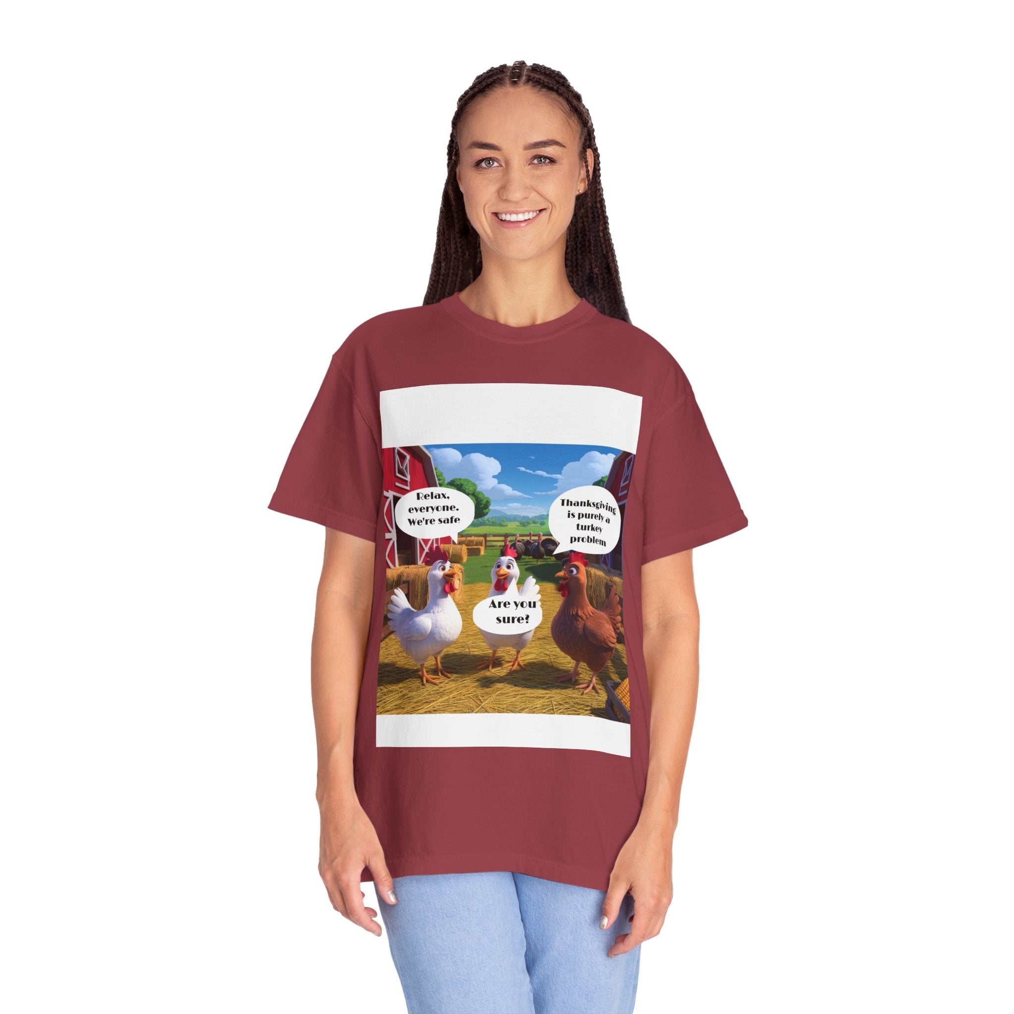 Chicken Trio Turkey Season Unisex T-shirt