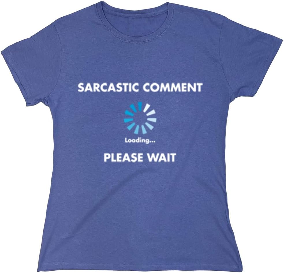 Sarcastic Comment Loading Funny Tee | Cool Funny Tshirts for Everyday Wear | Retro Vintage Shirt | Unique Graphic T Shirts