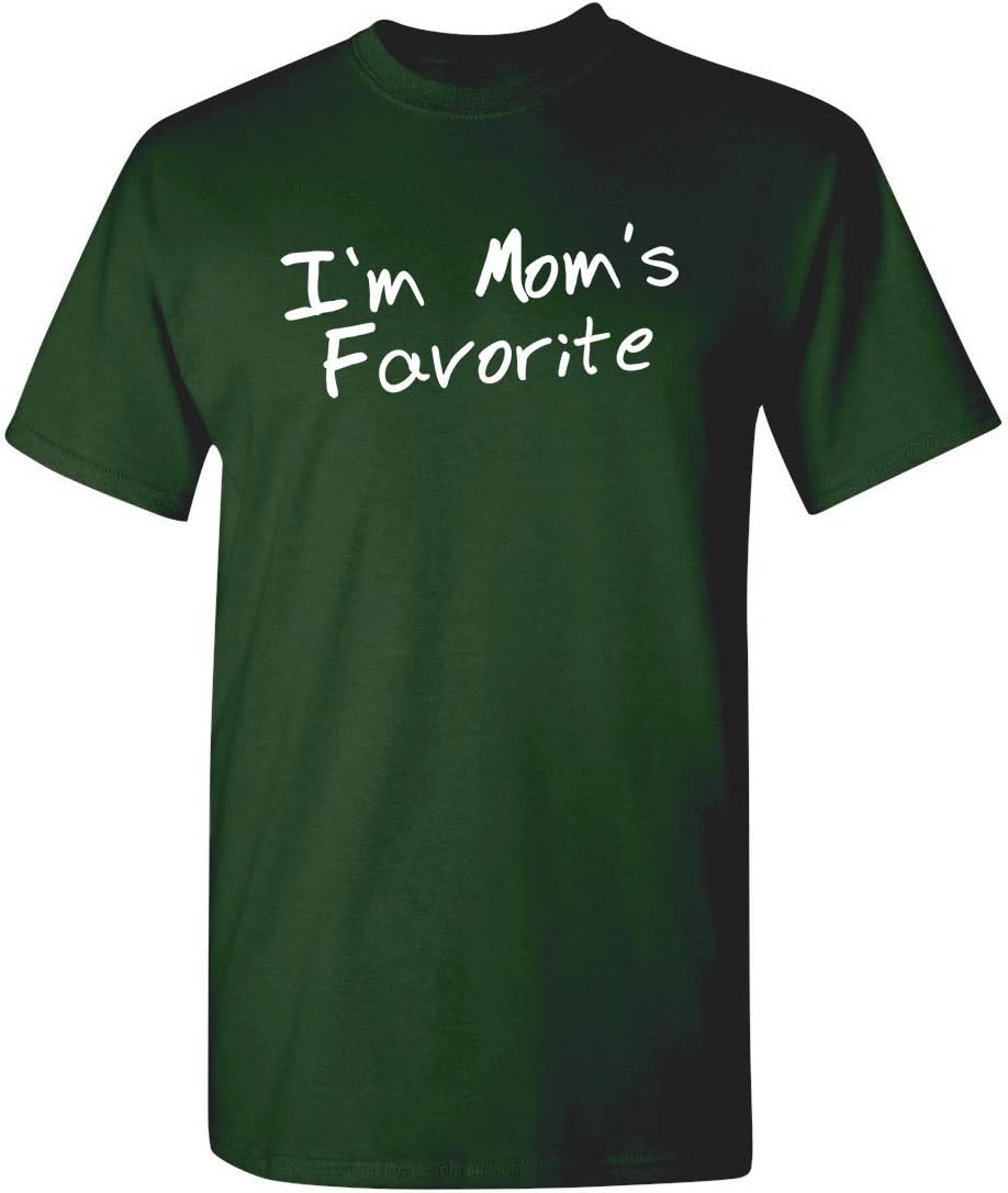 I'm Mom's Favorite Christmas Children Sibling Rivalry Tee | Premium Mens T Shirts | Graphic Novelty Sarcastic Funny T Shirt