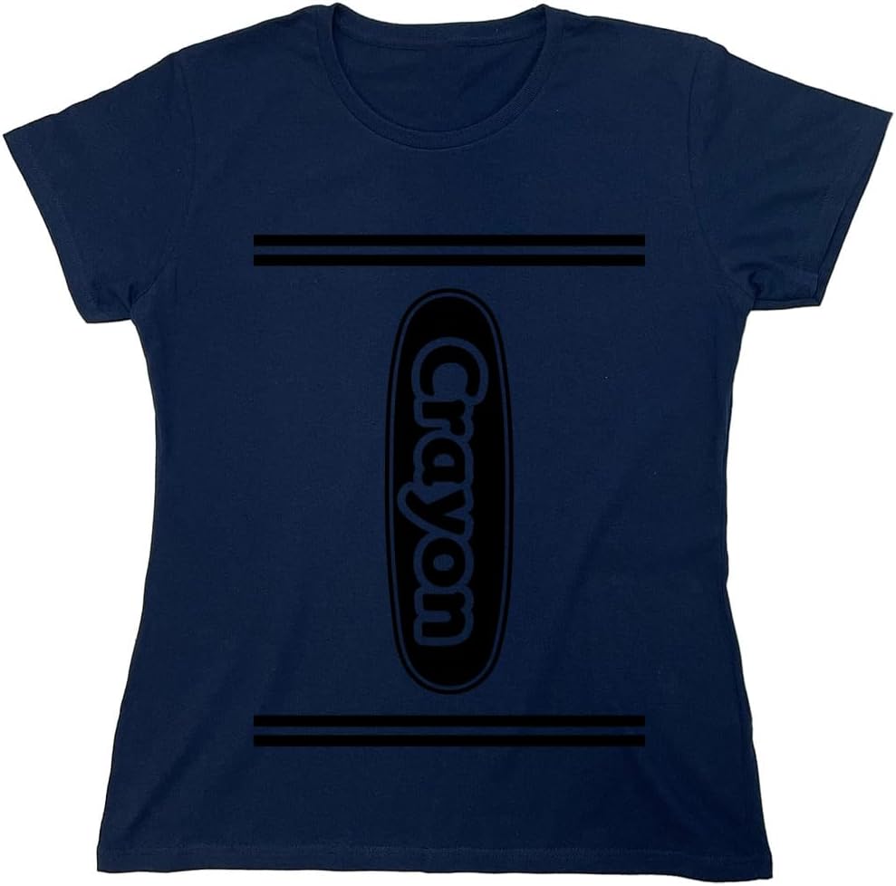 Crayon Shirt Women Men Kids | Costume for Halloween Party Group Event Unisex Matching Colorful Teacher Art Theme T-Shirt