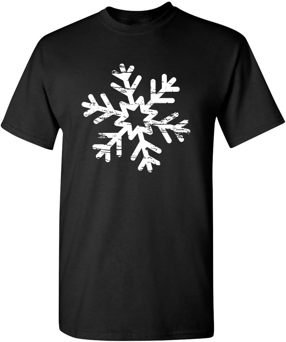 Christmas Snowflake Novelty Xmas Graphic T-Shirt