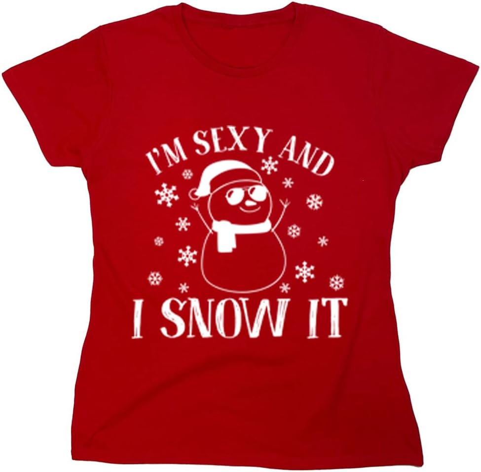 Christmas Snowflake Novelty Xmas Graphic T-Shirt
