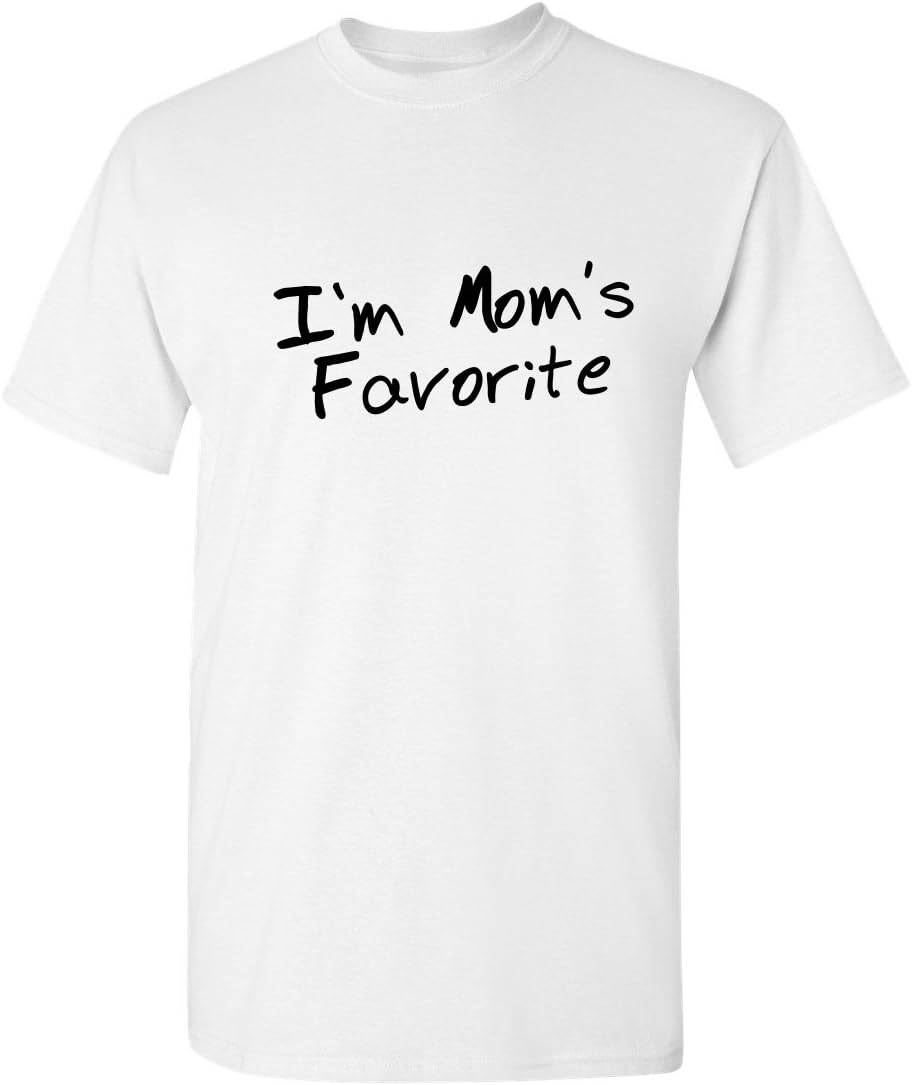 I'm Mom's Favorite Christmas Children Sibling Rivalry Tee | Premium Mens T Shirts | Graphic Novelty Sarcastic Funny T Shirt