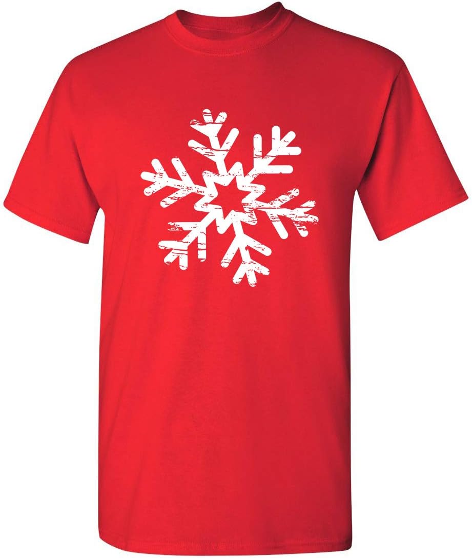 Christmas Snowflake Novelty Xmas Graphic T-Shirt