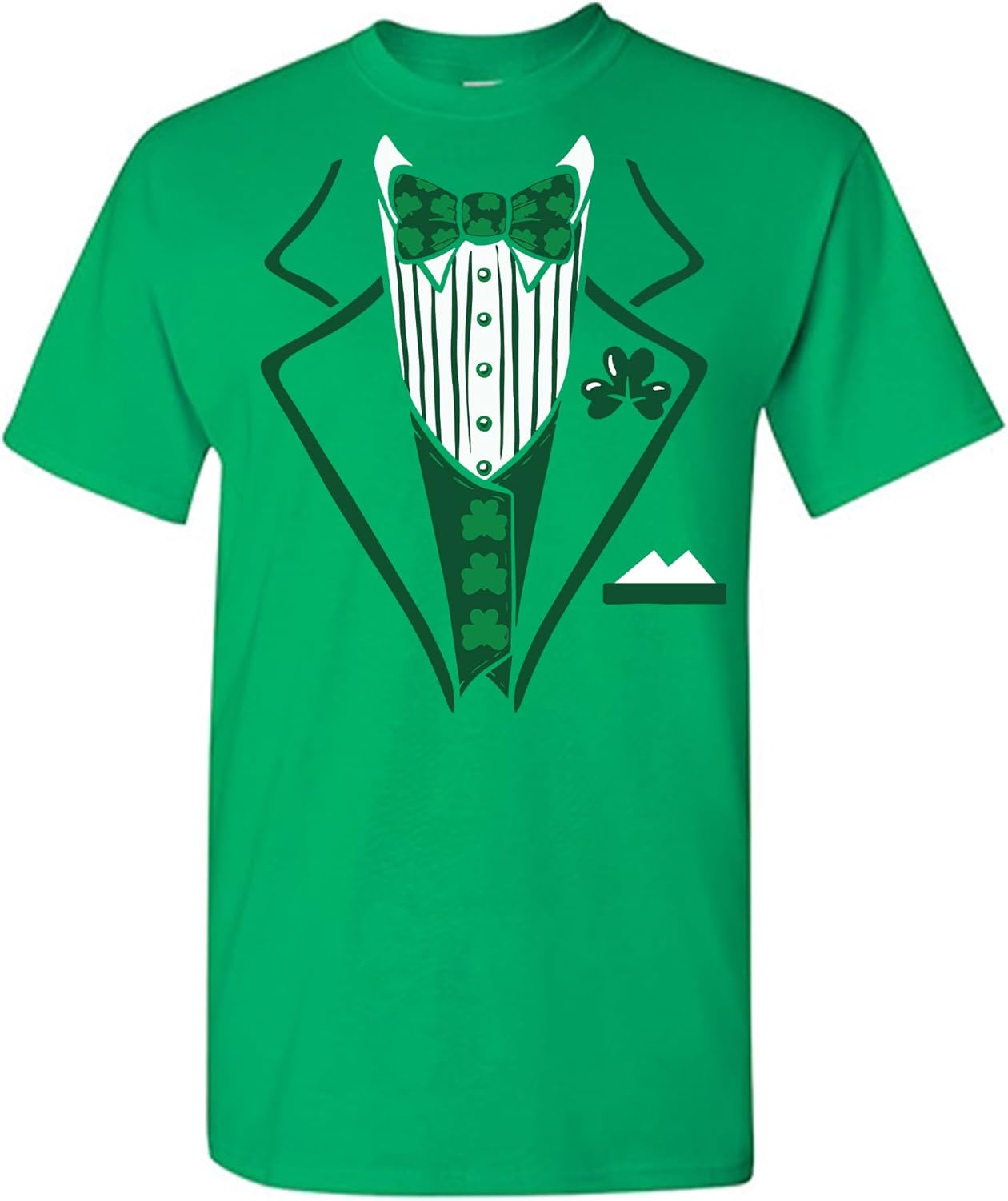 Tuxedo Shirts for Men Novelty Graphic Funny Formal Classic Black White Tux Print Casual Wedding Bachelor Prom T-Shirt