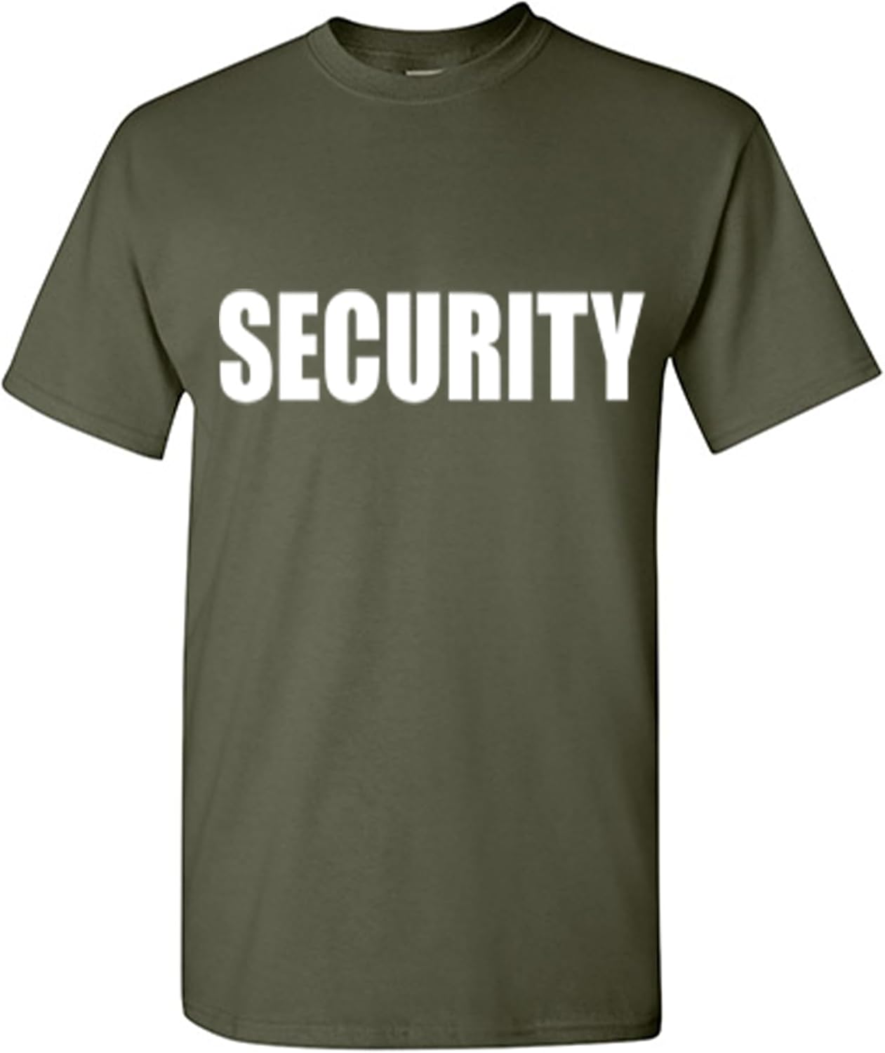 Security Shirt for Men Graphic Event Staff Work Uniform Concert Crew Tee Professional Guard Outfit Black Funny T-Shirt