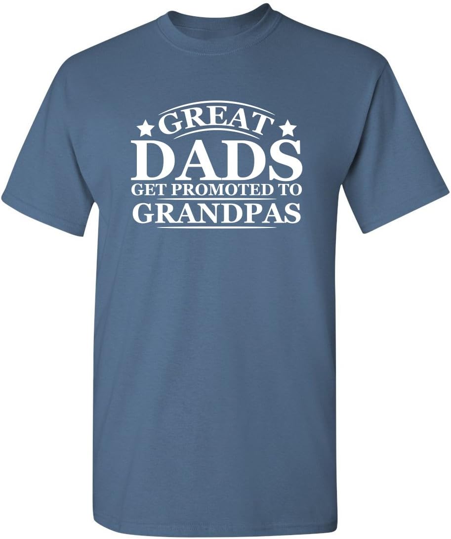 Great Dads, Mens Graphic T-Shirts with Family Humor | Classic Funny T Shirts for Men|Novelty T-Shirts Gift for Grandpa