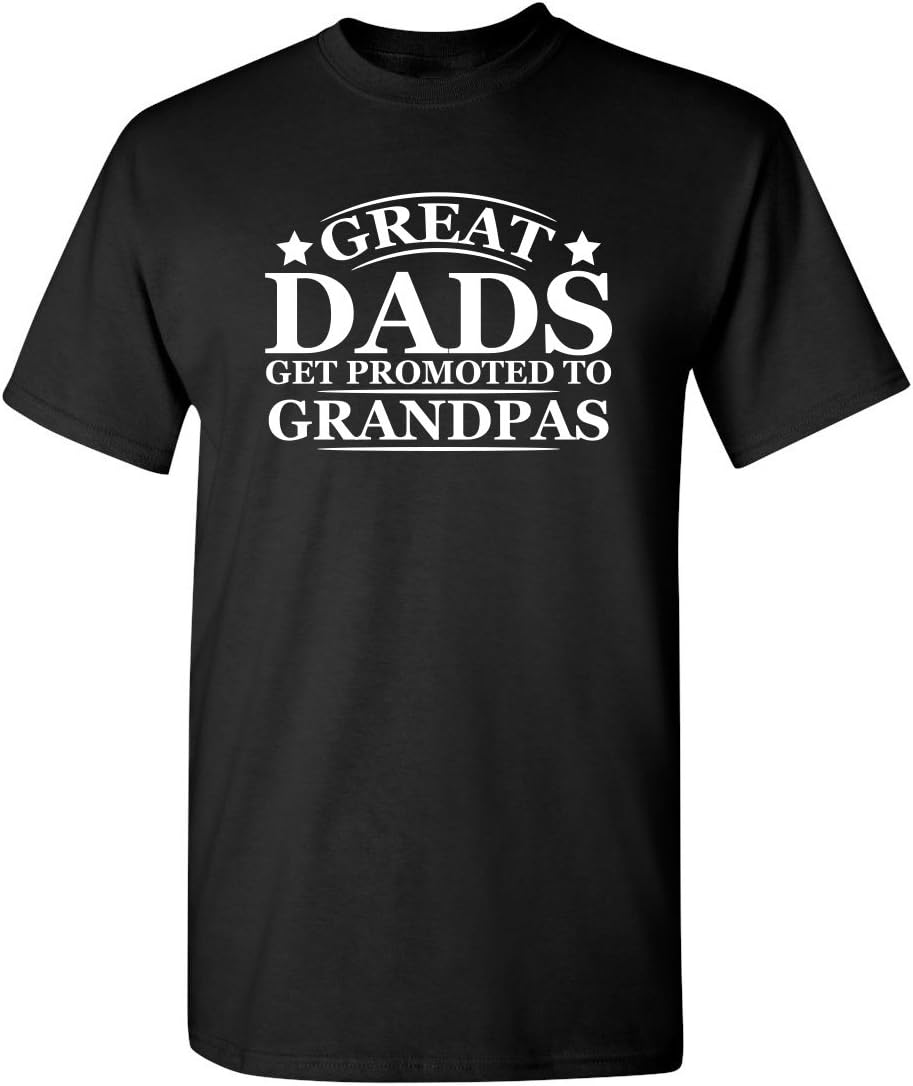 Great Dads, Mens Graphic T-Shirts with Family Humor | Classic Funny T Shirts for Men|Novelty T-Shirts Gift for Grandpa