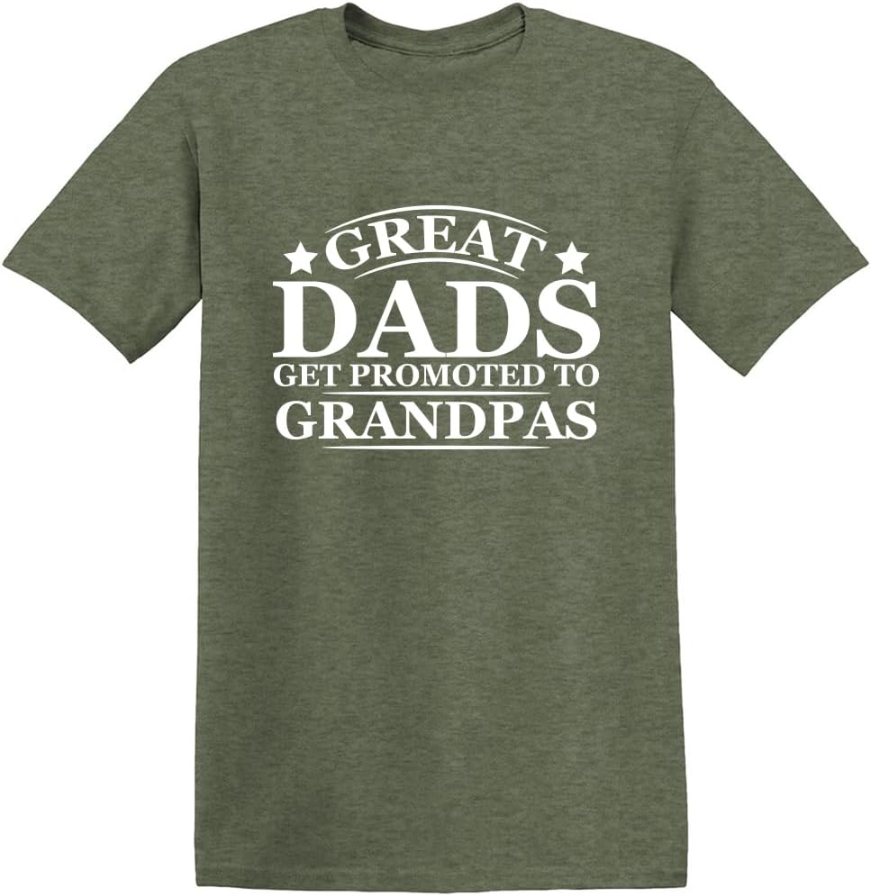 Great Dads, Mens Graphic T-Shirts with Family Humor | Classic Funny T Shirts for Men|Novelty T-Shirts Gift for Grandpa