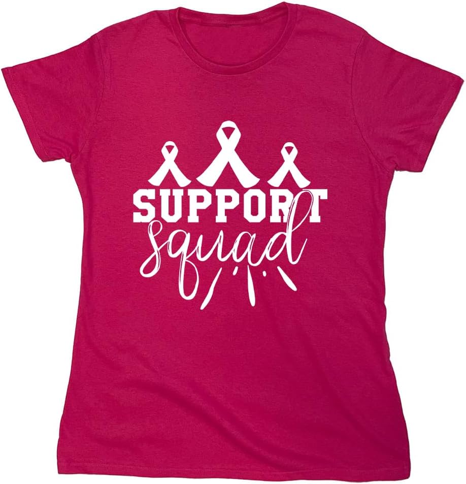 Feelin Good Tees Breast Cancer Support Shirt for Men & Women | Pink Ribbon Awareness Tee for Unisex | Womens Graphic T Shirt