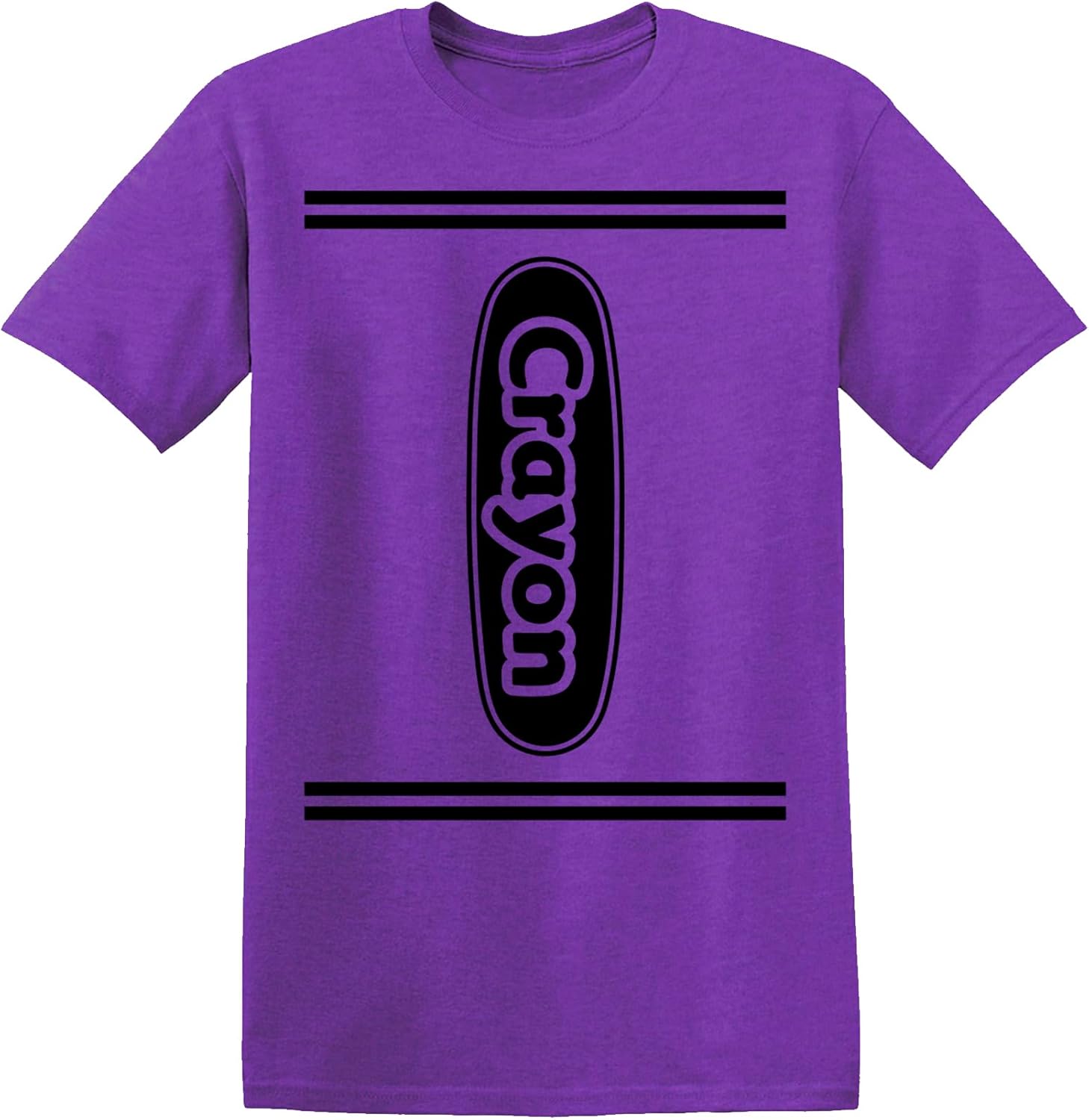 Crayon Shirt Women Men Kids | Costume for Halloween Party Group Event Unisex Matching Colorful Teacher Art Theme T-Shirt