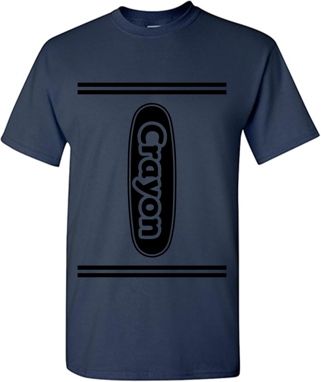 Crayon Shirt Women Men Kids | Costume for Halloween Party Group Event Unisex Matching Colorful Teacher Art Theme T-Shirt