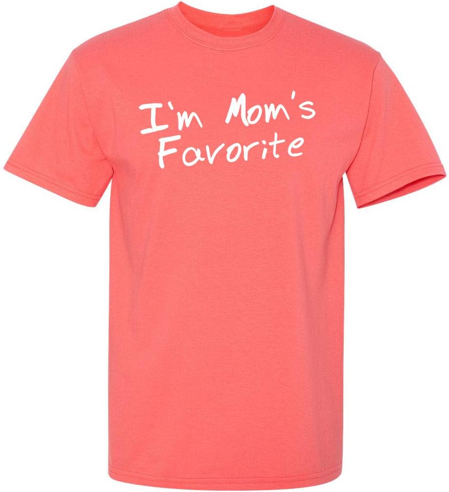 I'm Mom's Favorite Christmas Children Sibling Rivalry Tee | Premium Mens T Shirts | Graphic Novelty Sarcastic Funny T Shirt