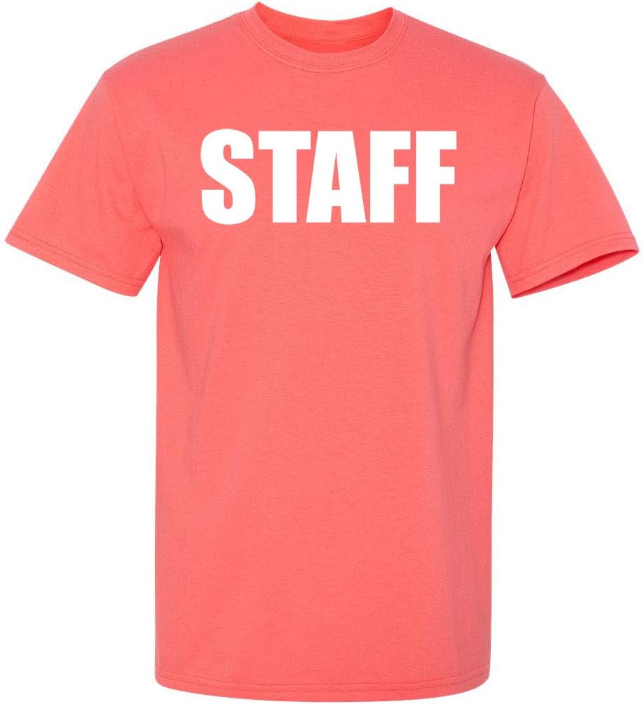Security Shirt for Men Graphic Event Staff Work Uniform Concert Crew Tee Professional Guard Outfit Black Funny T-Shirt