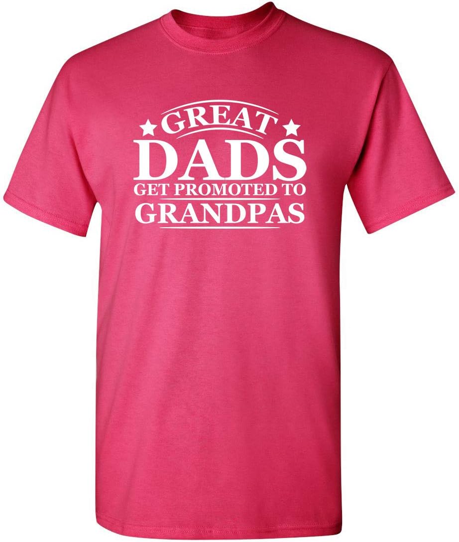 Great Dads, Mens Graphic T-Shirts with Family Humor | Classic Funny T Shirts for Men|Novelty T-Shirts Gift for Grandpa