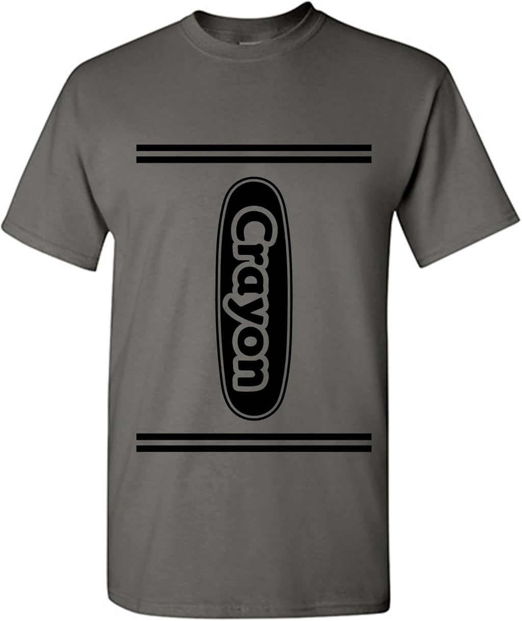 Crayon Shirt Women Men Kids | Costume for Halloween Party Group Event Unisex Matching Colorful Teacher Art Theme T-Shirt