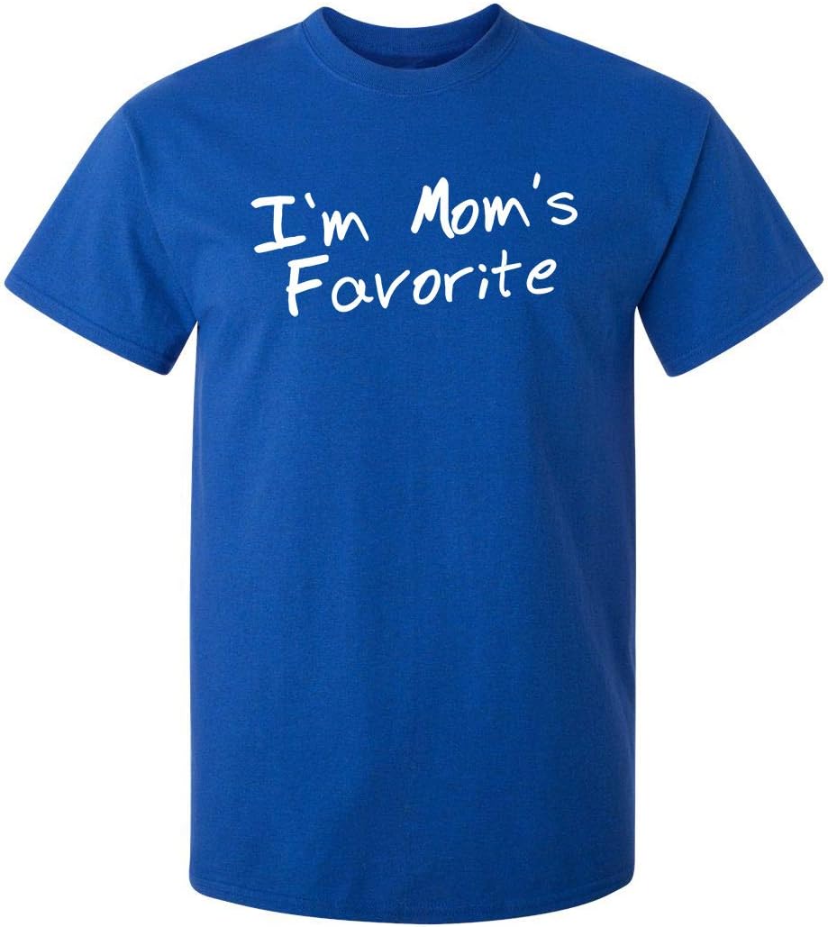 I'm Mom's Favorite Christmas Children Sibling Rivalry Tee | Premium Mens T Shirts | Graphic Novelty Sarcastic Funny T Shirt