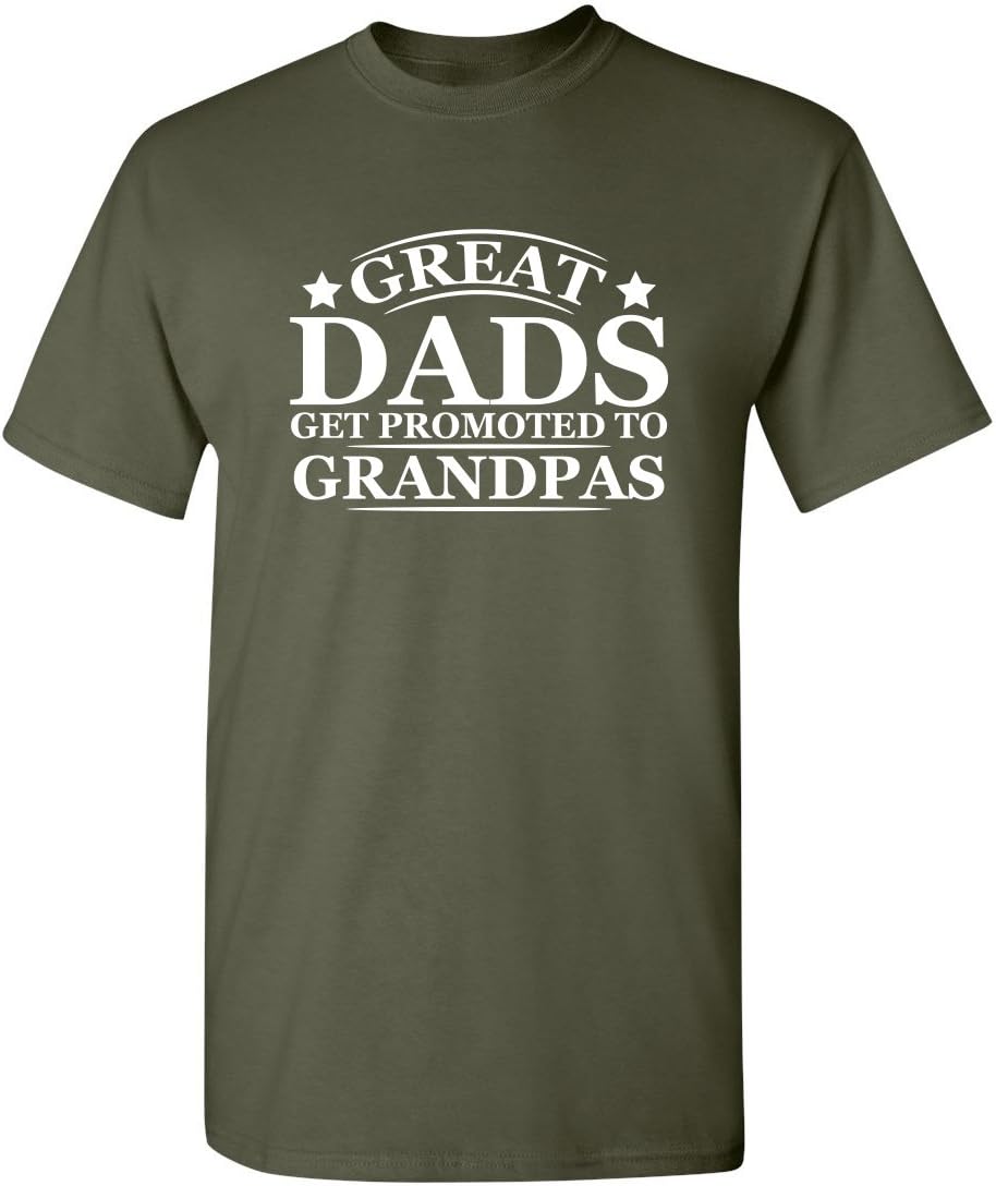 Great Dads, Mens Graphic T-Shirts with Family Humor | Classic Funny T Shirts for Men|Novelty T-Shirts Gift for Grandpa