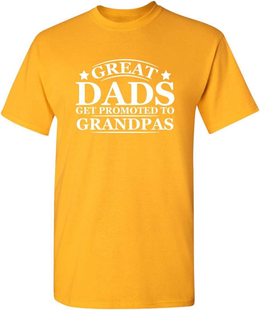 Great Dads, Mens Graphic T-Shirts with Family Humor | Classic Funny T Shirts for Men|Novelty T-Shirts Gift for Grandpa