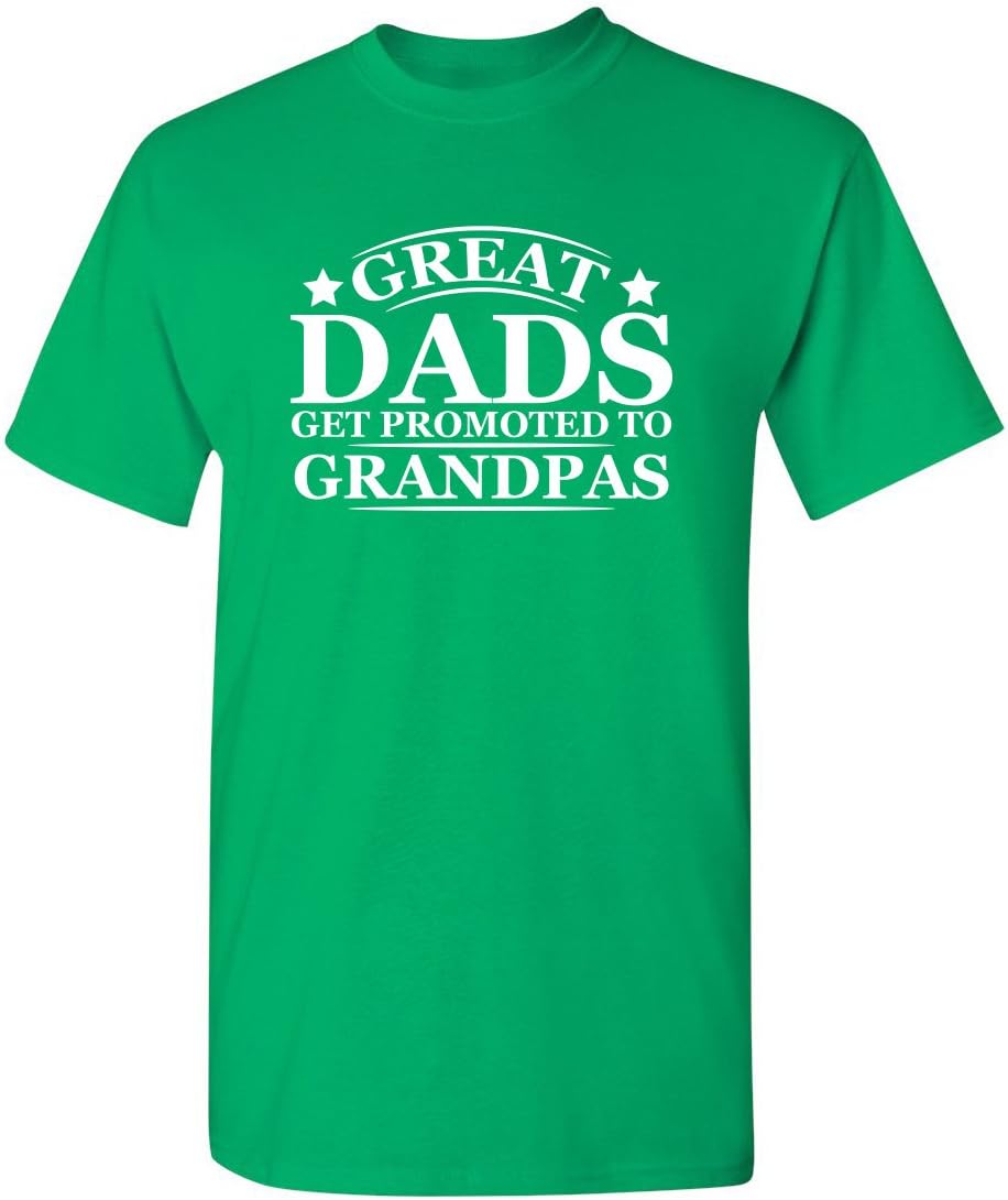 Great Dads, Mens Graphic T-Shirts with Family Humor | Classic Funny T Shirts for Men|Novelty T-Shirts Gift for Grandpa