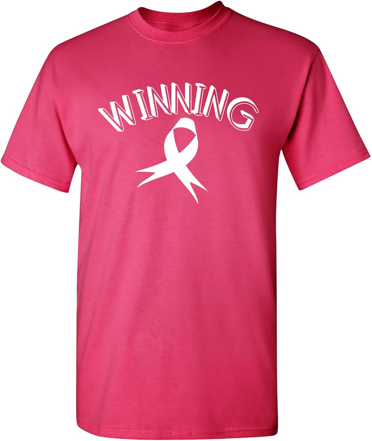 Feelin Good Tees Breast Cancer Support Shirt for Men & Women | Pink Ribbon Awareness Tee for Unisex | Womens Graphic T Shirt