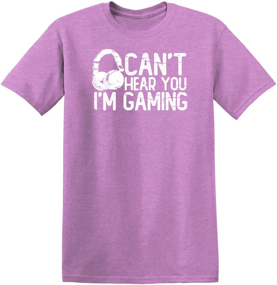 Can't Hear You I'm Gaming Headset Graphic Video Games Gamer Mens Funny T Shirt