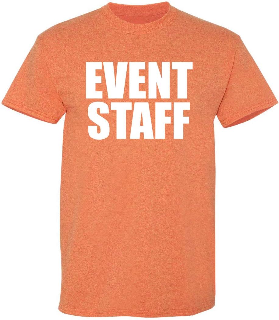 Security Shirt for Men Graphic Event Staff Work Uniform Concert Crew Tee Professional Guard Outfit Black Funny T-Shirt