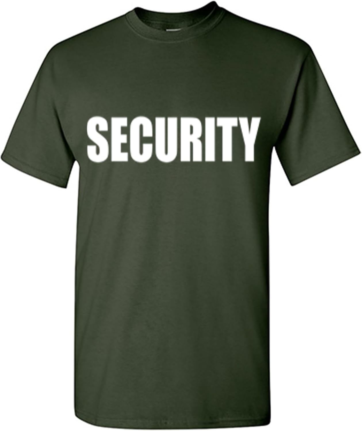 Security Shirt for Men Graphic Event Staff Work Uniform Concert Crew Tee Professional Guard Outfit Black Funny T-Shirt
