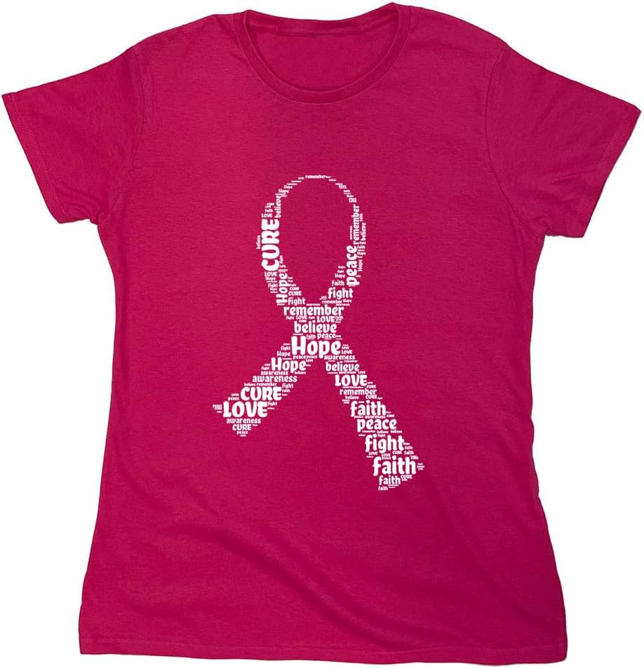 Feelin Good Tees Breast Cancer Support Shirt for Men & Women | Pink Ribbon Awareness Tee for Unisex | Womens Graphic T Shirt