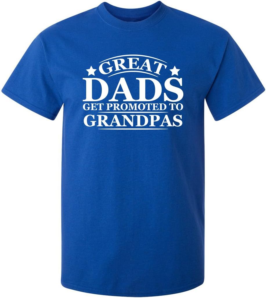 Great Dads, Mens Graphic T-Shirts with Family Humor | Classic Funny T Shirts for Men|Novelty T-Shirts Gift for Grandpa