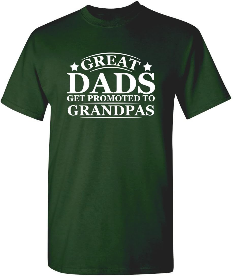 Great Dads, Mens Graphic T-Shirts with Family Humor | Classic Funny T Shirts for Men|Novelty T-Shirts Gift for Grandpa
