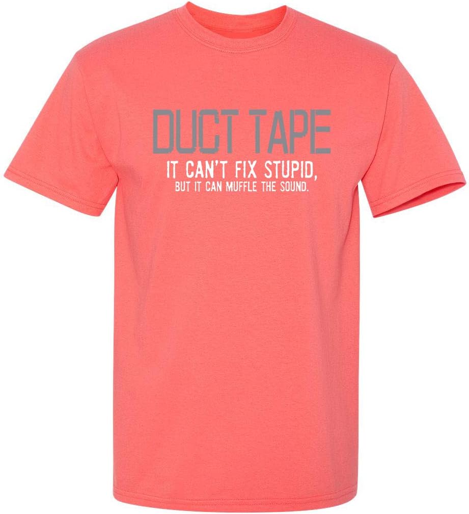 Mens If Duct Tape Muffle The Sound Adult Humor Novelty Sarcastic Funny T Shirt