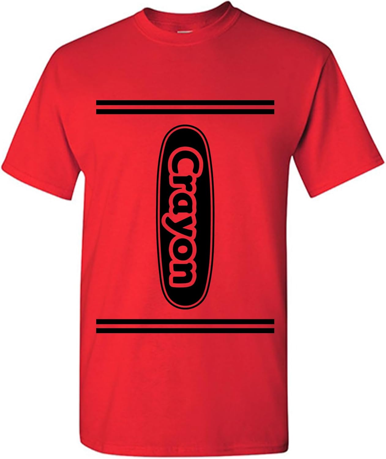 Crayon Shirt Women Men Kids | Costume for Halloween Party Group Event Unisex Matching Colorful Teacher Art Theme T-Shirt