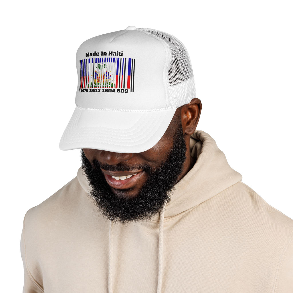 Made in Haiti Barcode Trucker Cap