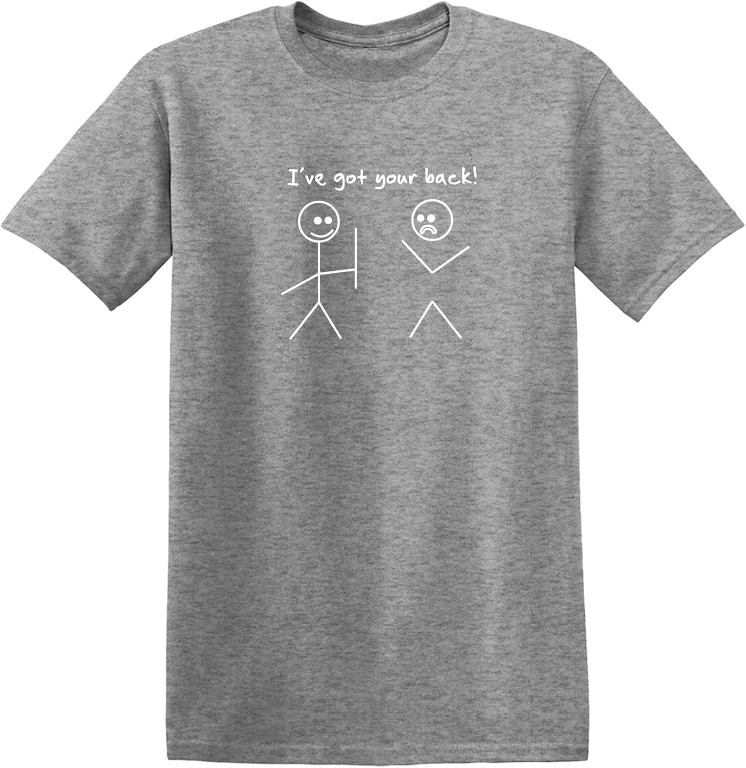 I've Got Your Back Shirt Funny Stick Figure Graphic Novelty Humor Tee for Men Women Kids Sarcastic Joke Gag Gift T-Shirt