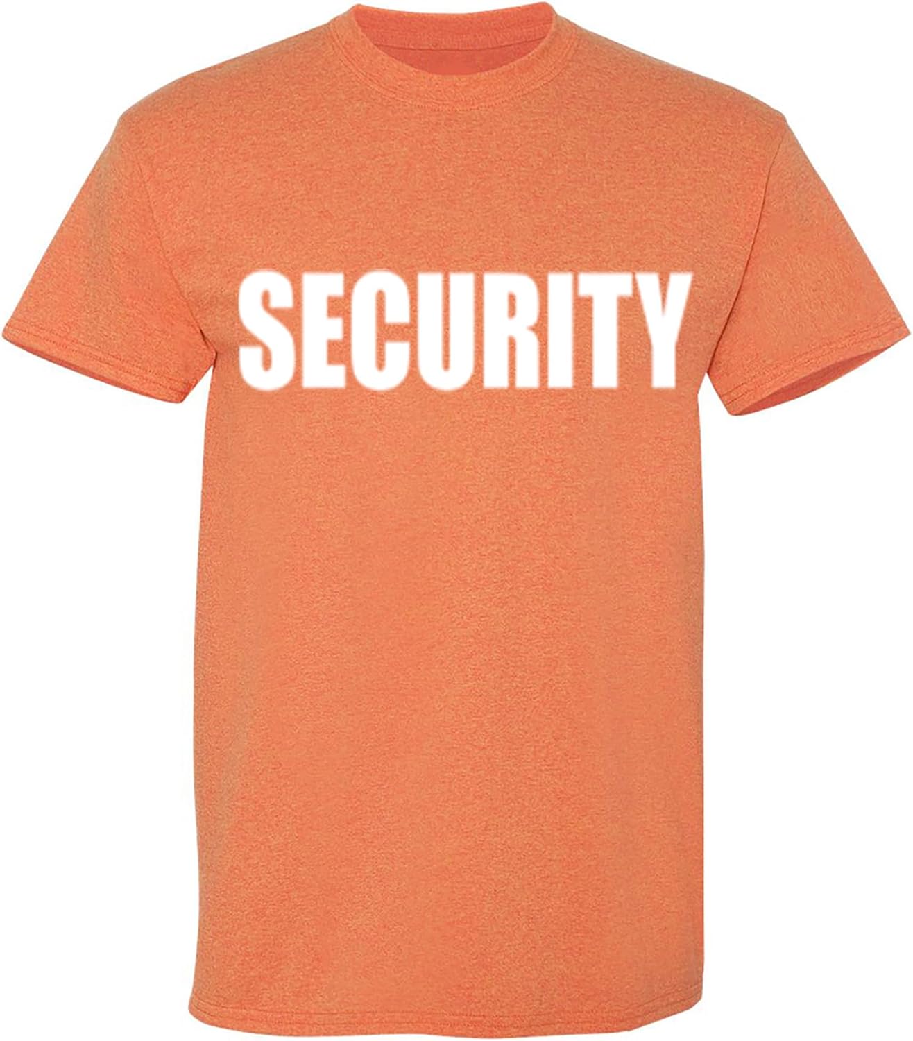 Security Shirt for Men Graphic Event Staff Work Uniform Concert Crew Tee Professional Guard Outfit Black Funny T-Shirt