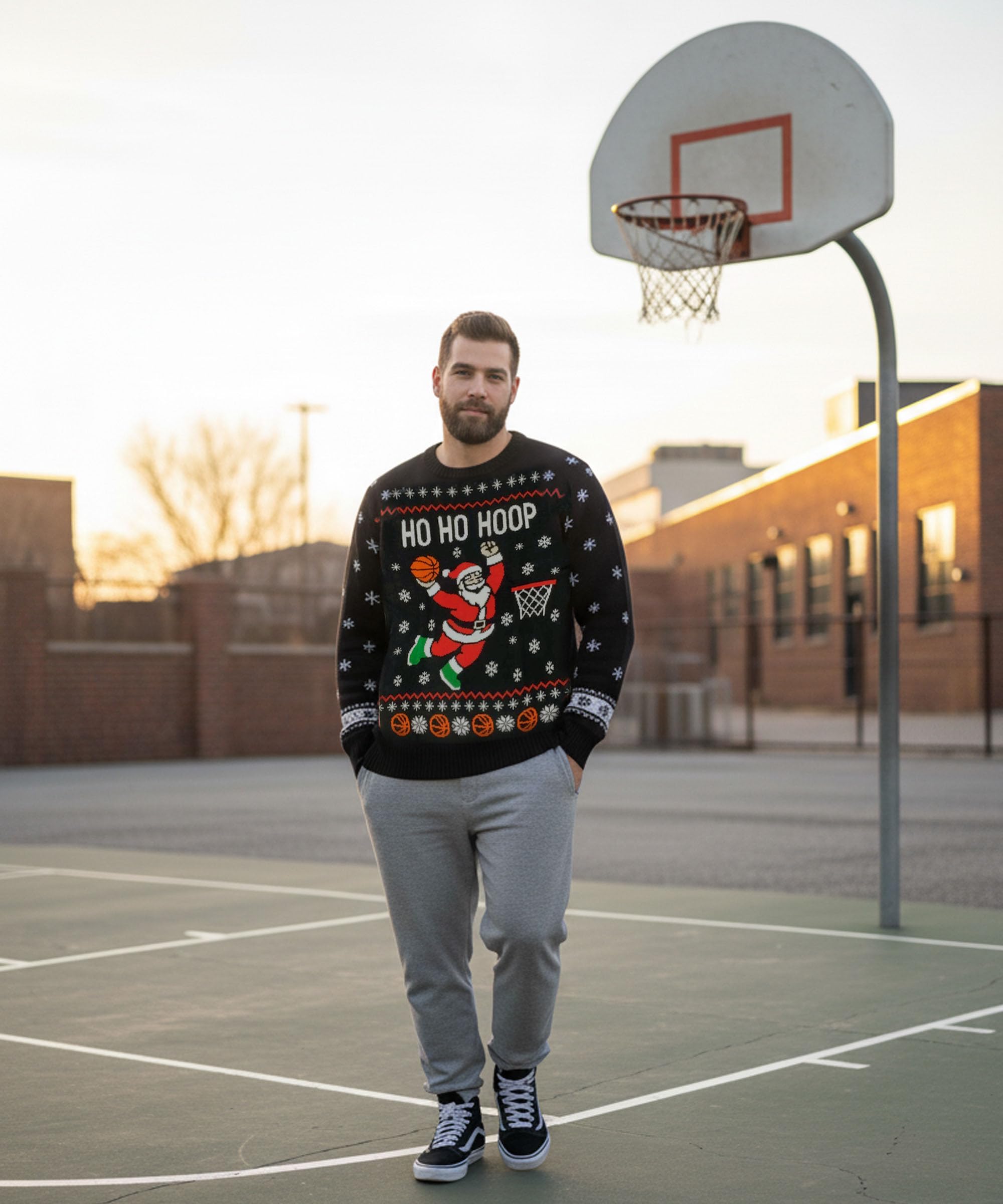 Tstars Guess What Chicken Ugly Christmas Sweater - Funny Holiday Pullover for Men & Women Unisex Gag Gift Sweaters