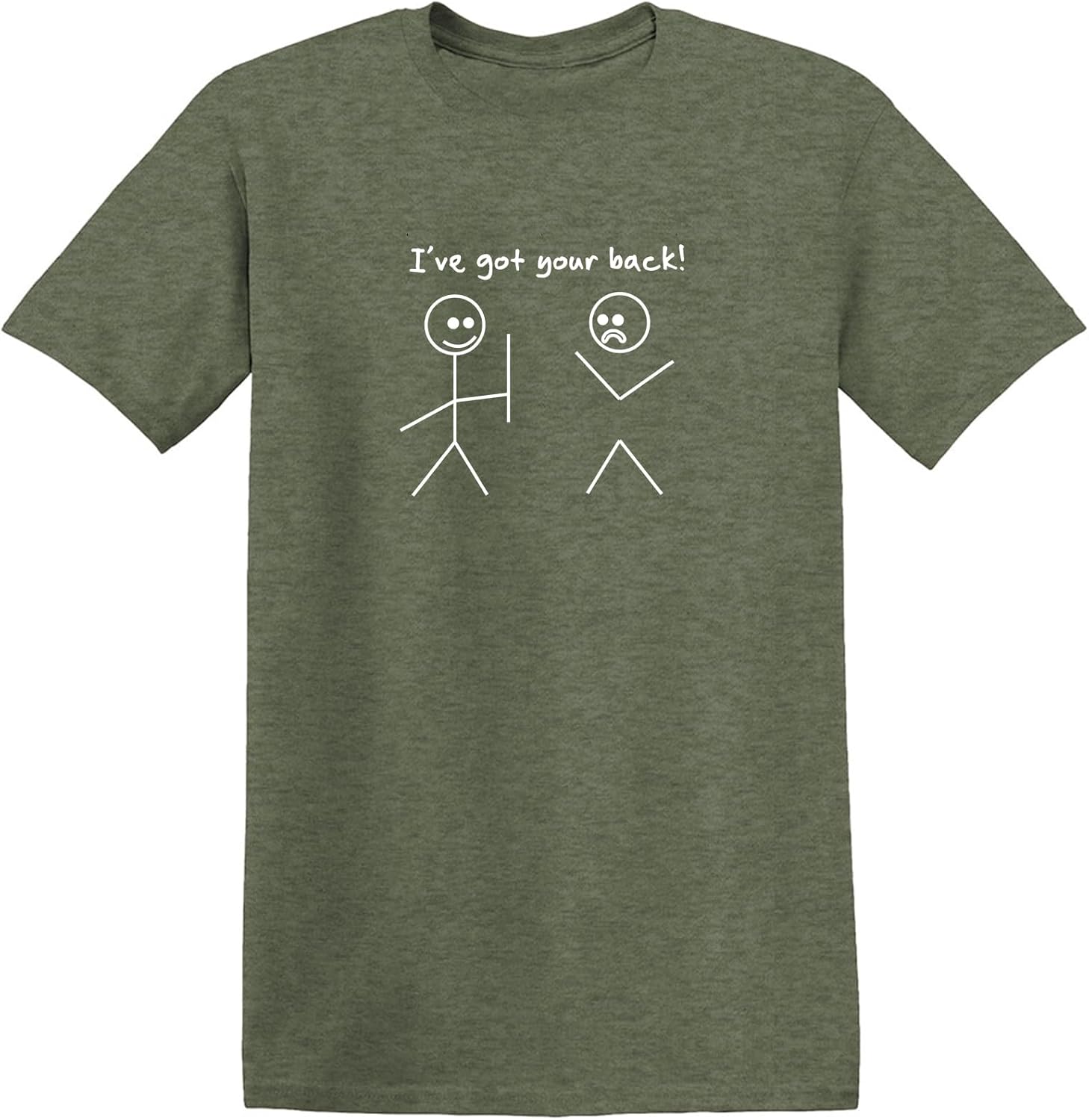 I've Got Your Back Shirt Funny Stick Figure Graphic Novelty Humor Tee for Men Women Kids Sarcastic Joke Gag Gift T-Shirt