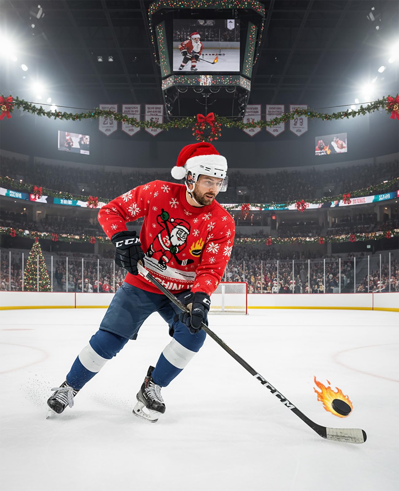 Tstars Guess What Chicken Ugly Christmas Sweater - Funny Holiday Pullover for Men & Women Unisex Gag Gift Sweaters