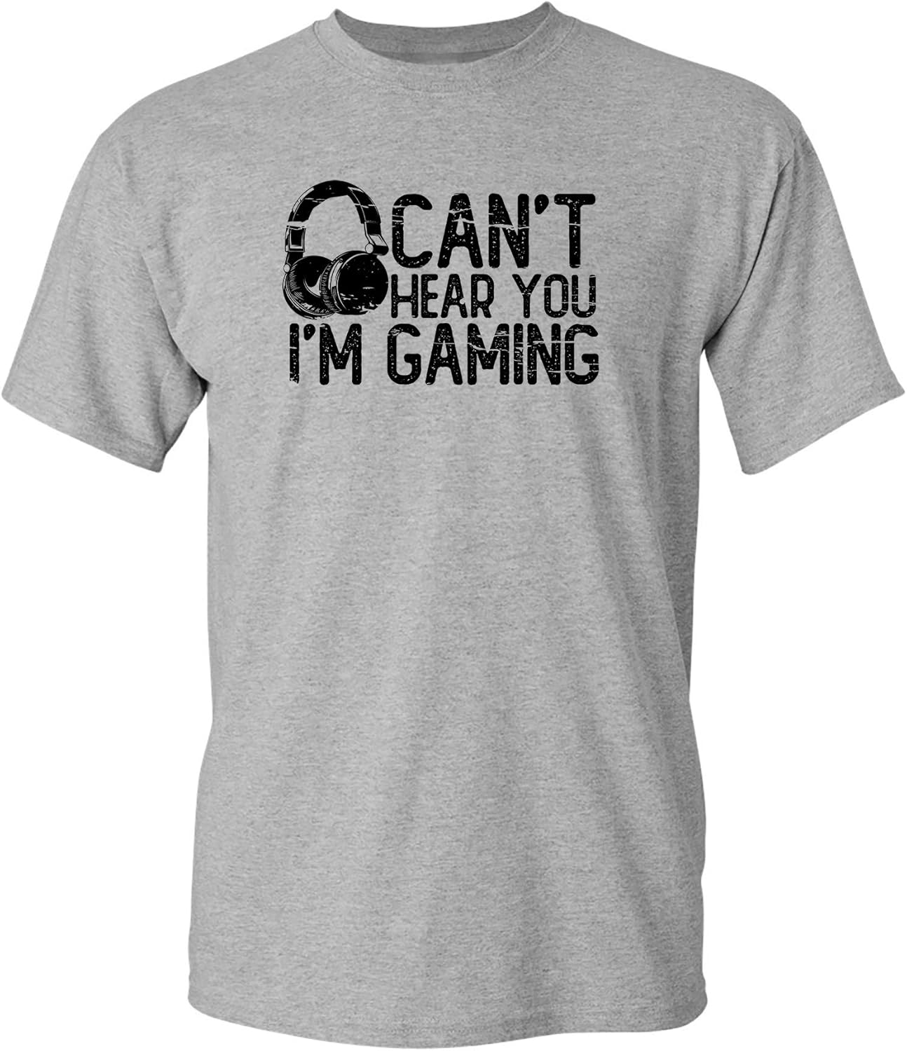 Can't Hear You I'm Gaming Headset Graphic Video Games Gamer Mens Funny T Shirt